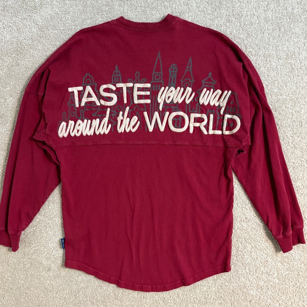 Disney Parks Epcot‎ Food & Wine Festival 2018 Spirit Jersey Long Sleeve Adult XS